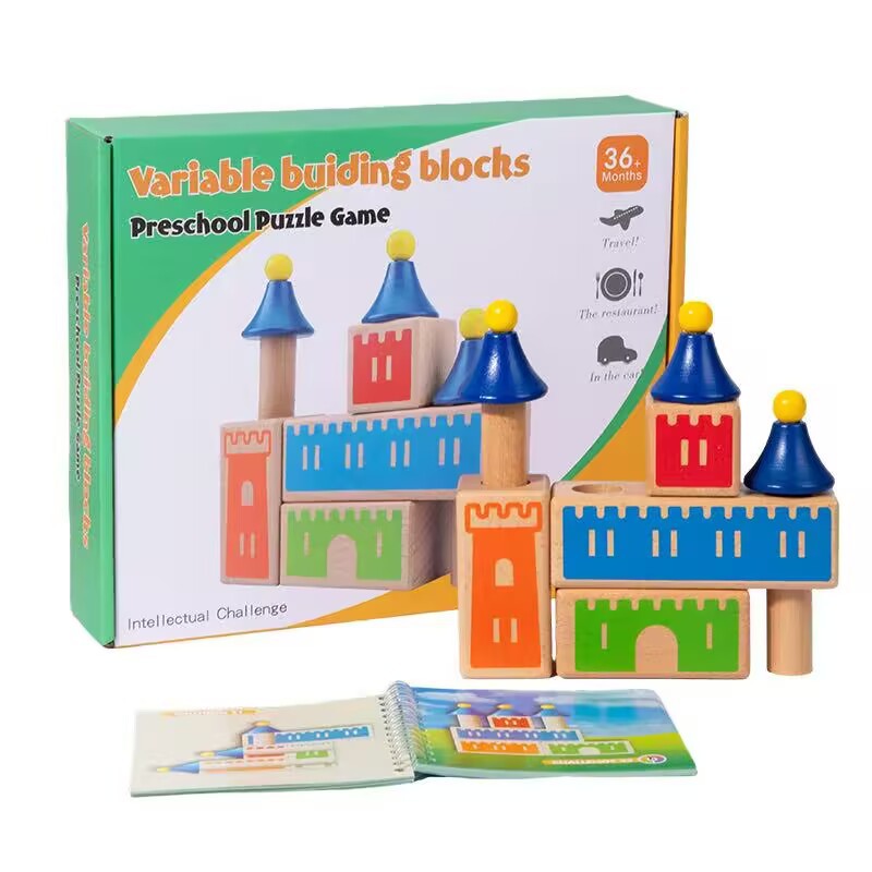 Wooden Magic Box Truck-Loading Balance Game – Educational Tabletop Toy for Young Children