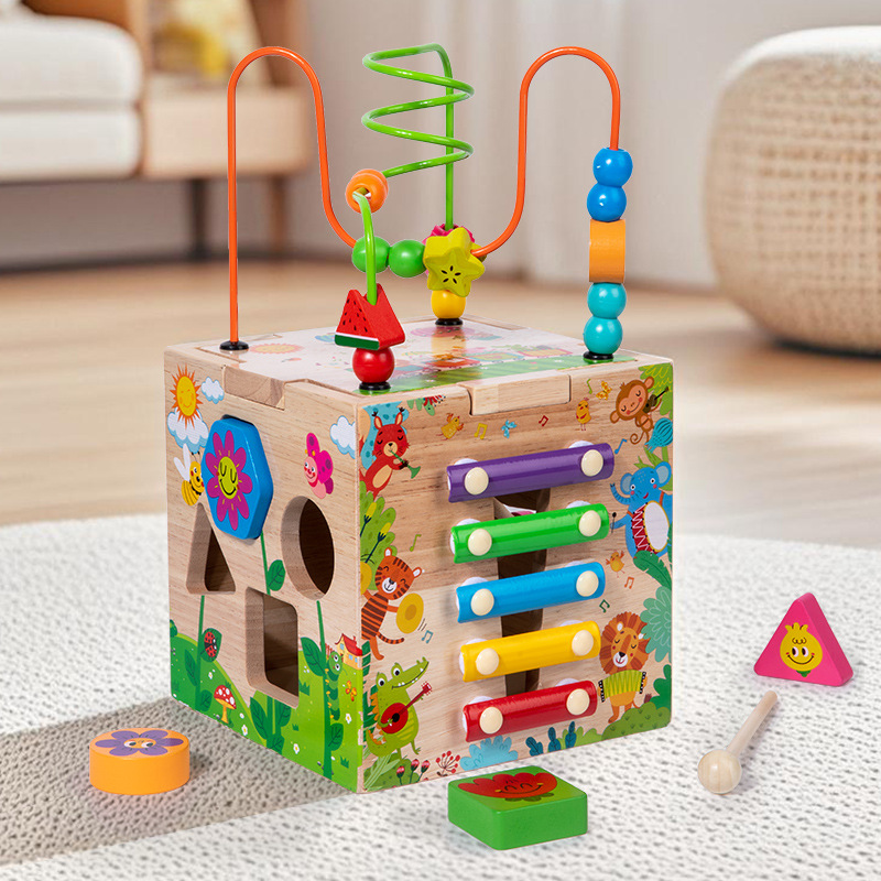Multifunctional Educational Bead Maze Activity Box – Early Learning & Intellectual Development Toy for Boys and Girls – Interactive Parent-Child Playtime Essential