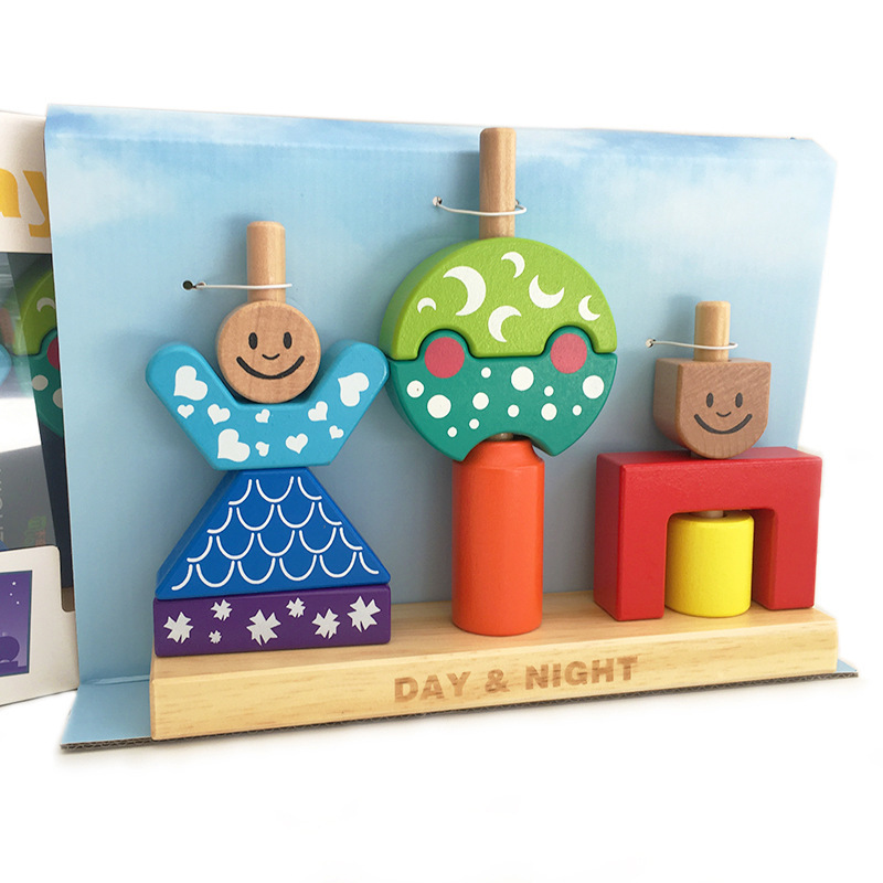 Wooden Magic Box Truck-Loading Balance Game – Educational Tabletop Toy for Young Children