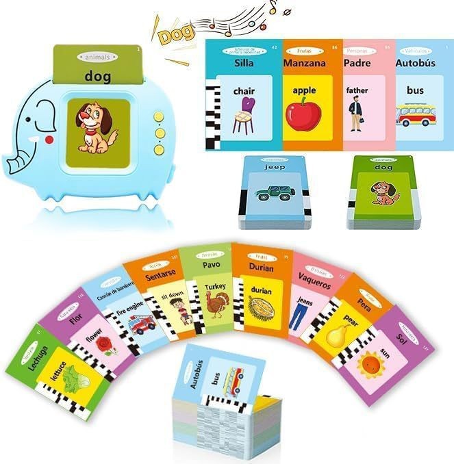 Early Education Machine Popular Flash Cards Children's Educational Voice Card Machine Flash Card Learning Machine