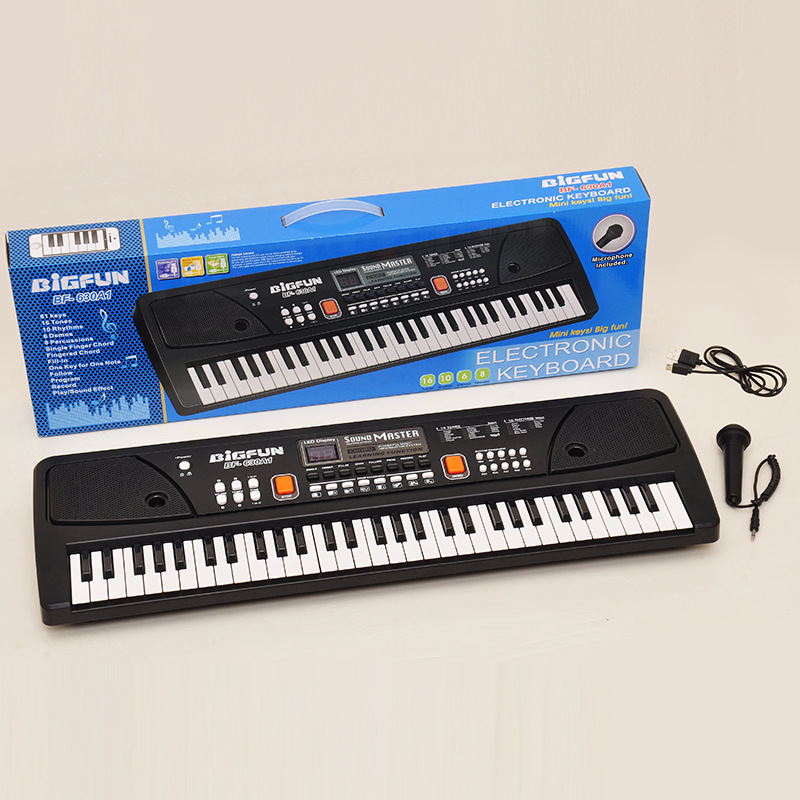 Early childhood education electronic keyboard, beginner, home use, 37 keys, adult and children's early learning toy, musical instrument, 61 keys.