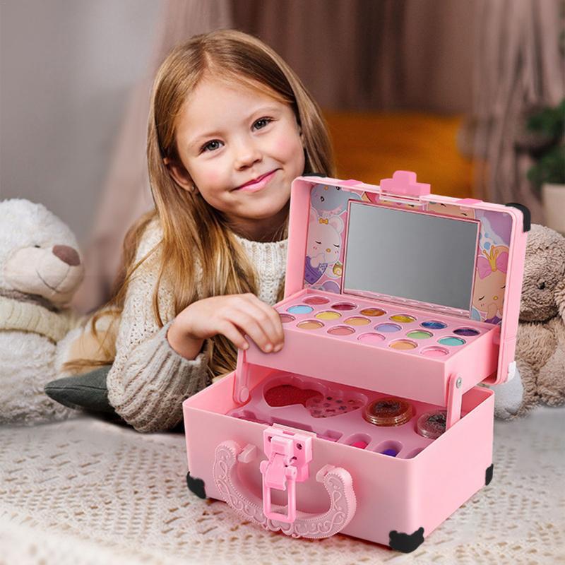 Washable children's stage performance makeup set toy for girls.