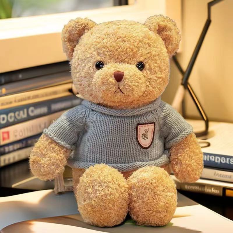 New style bear doll sweater bear plush toy clothing teddy bear rag doll doll hug bear