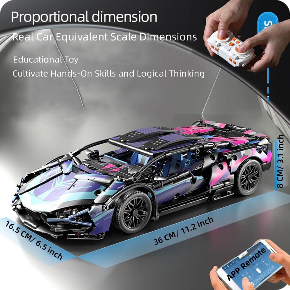 Super Car Model Block Sets