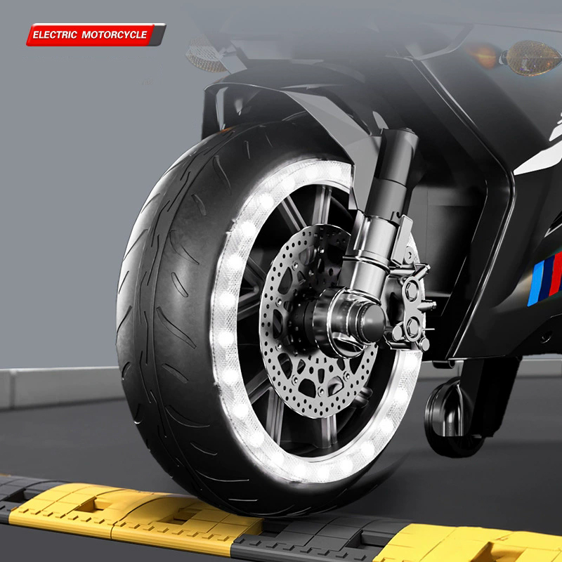 Two-wheeled motorcycle children electric bicycle boys and girls children sit charging remote control toy motorcycle