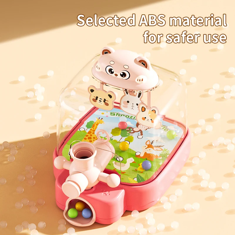 Children Shooting Game Catapult Toy Pinball Machines Shooting Gaming Console Doll Machine Puzzle Play Toy