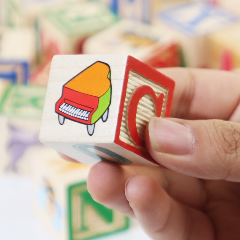 Montessori early childhood education children's educational puzzle assembly English enlightenment digital letter recognition spelling word toys