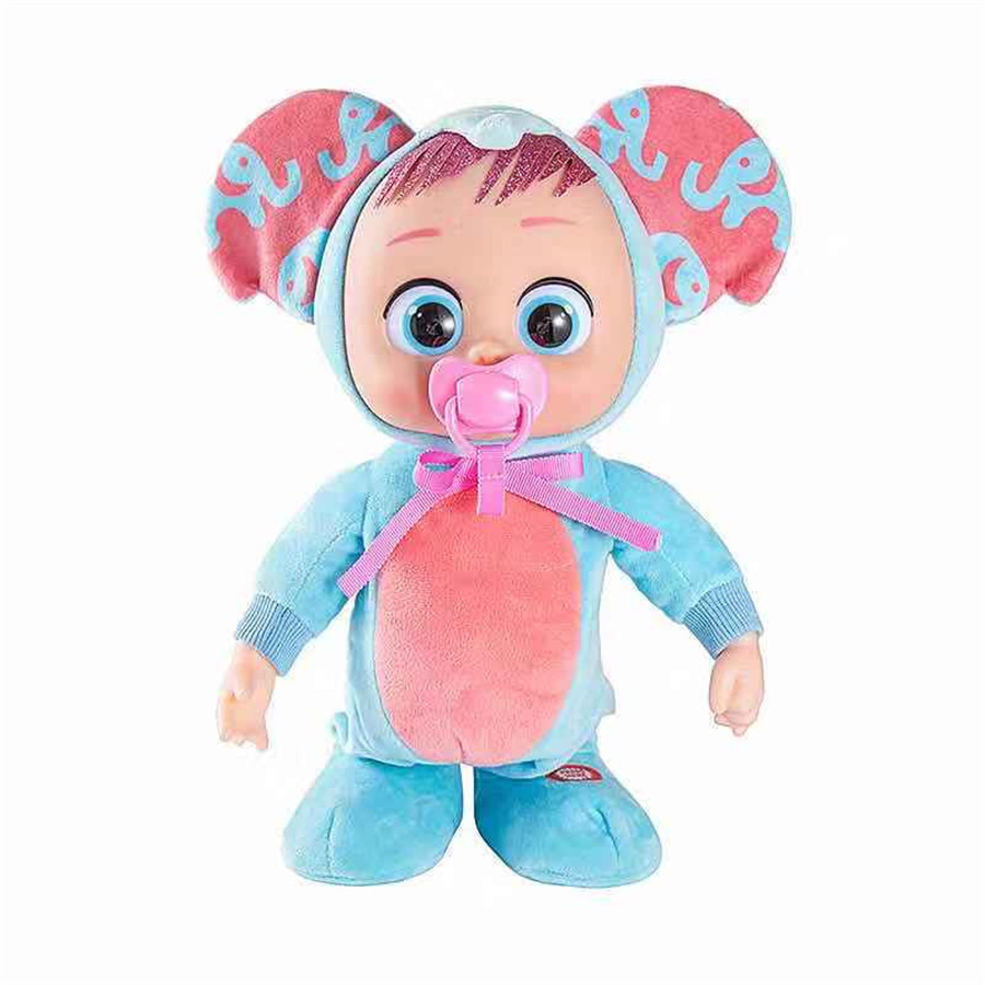 New electric simulation baby crying doll can walk, sing and cry vinyl doll
