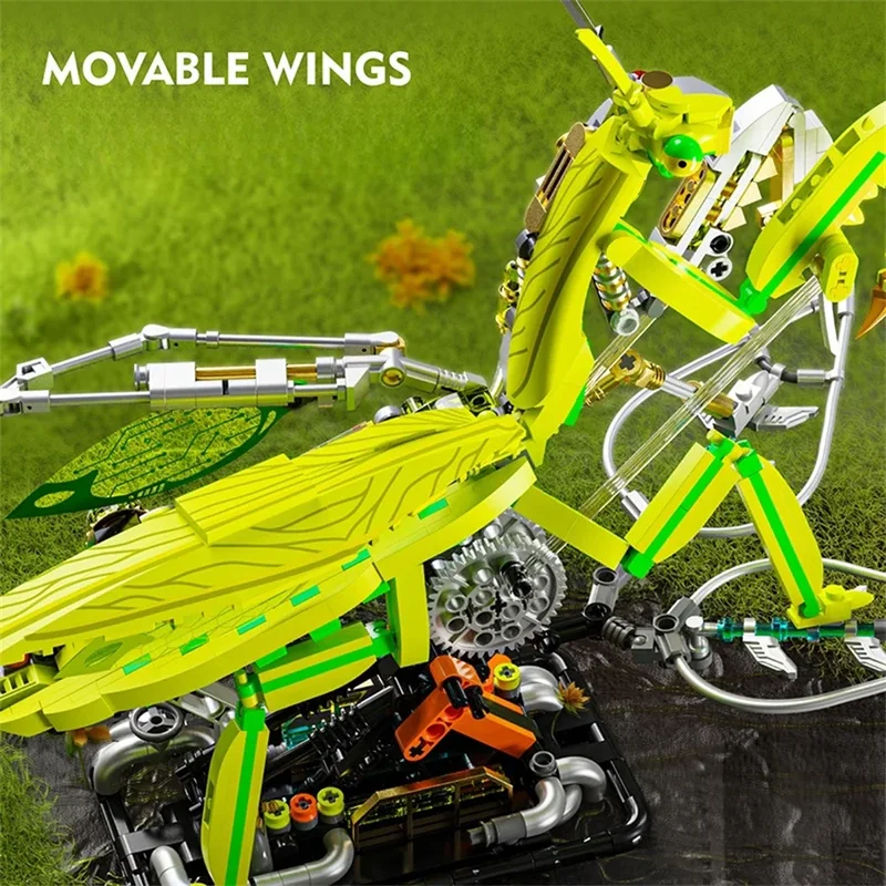 999Pcs Mechanical Magnetic Building Blocks Ideas Animal Model Bricks Technical Desktop Decoration Assembly Kids Toy