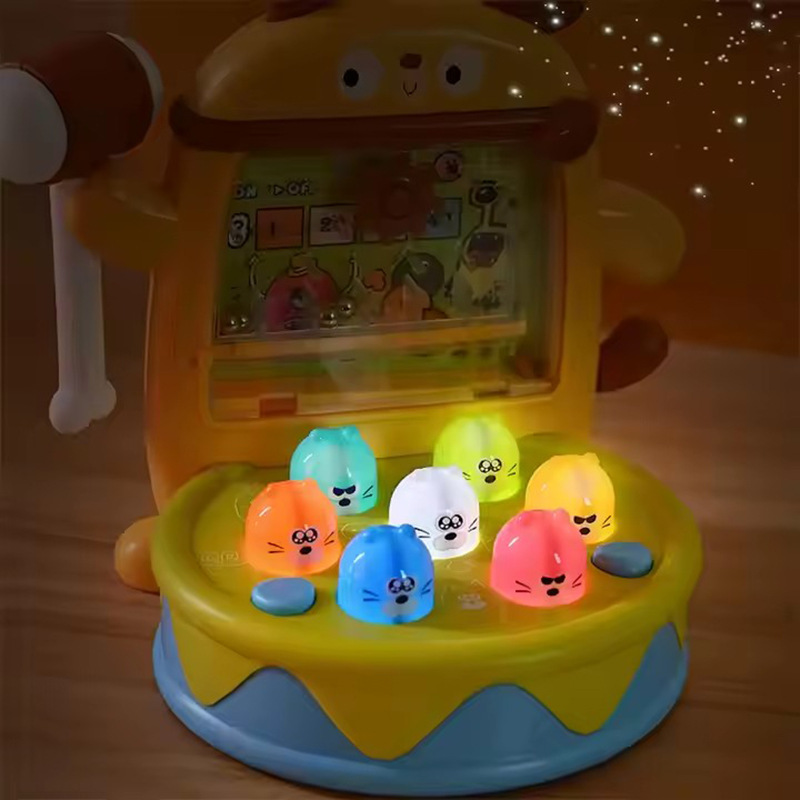 Hot selling children's early education educational puppy whack-a-mole multi-function percussion game machine