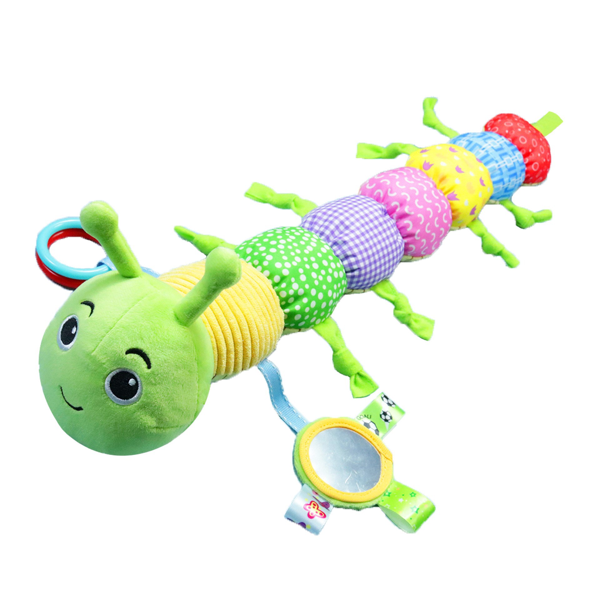 SKKBABY music ringing paper 0-3 years old newborn gift hug doll baby soothing caterpillar plush doll baby