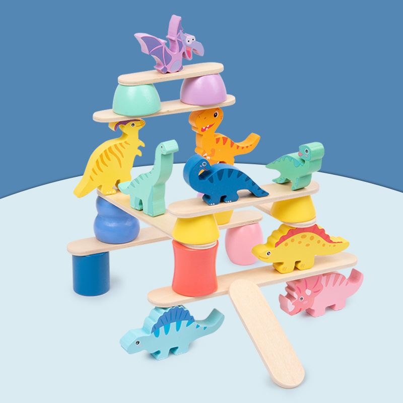 Dinosaur Stacking Blocks