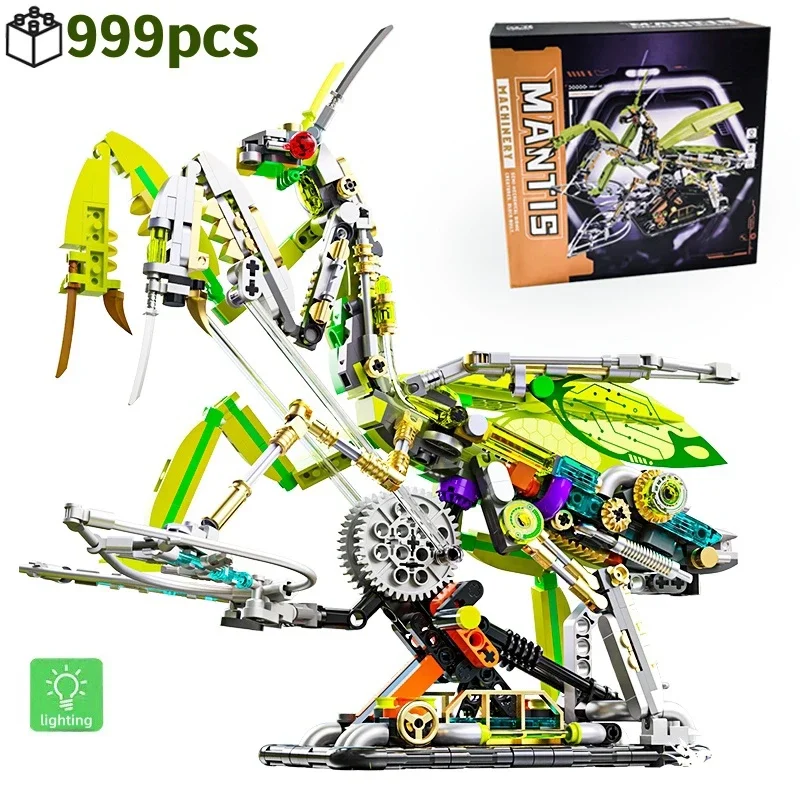 999Pcs Mechanical Magnetic Building Blocks Ideas Animal Model Bricks Technical Desktop Decoration Assembly Kids Toy