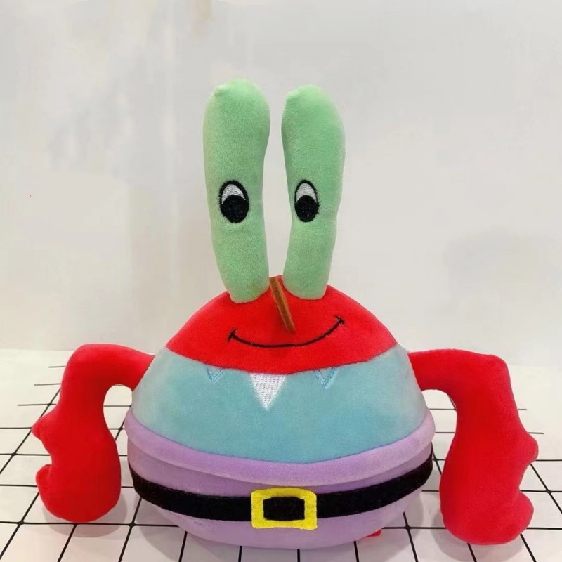 20-35cm SpongeBob SquarePants plush toy Patrick Krabs Mr. Krabs plush doll