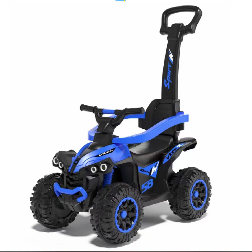 Baby learning to walk stroller children's walker 1-5 years old can be pushed to help walker toy car side protection