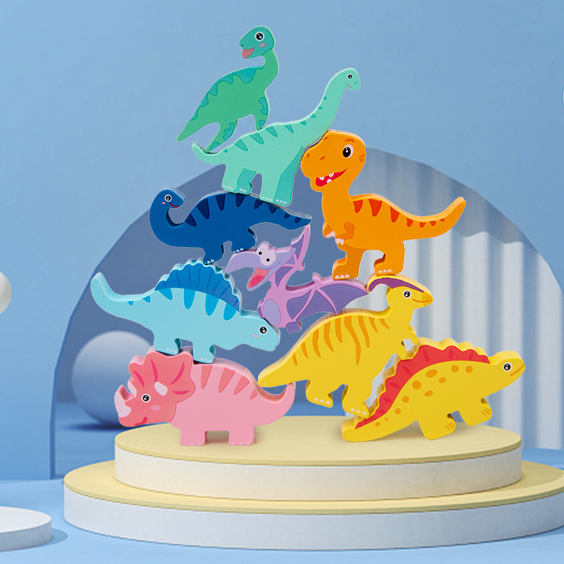Dinosaur Stacking Blocks