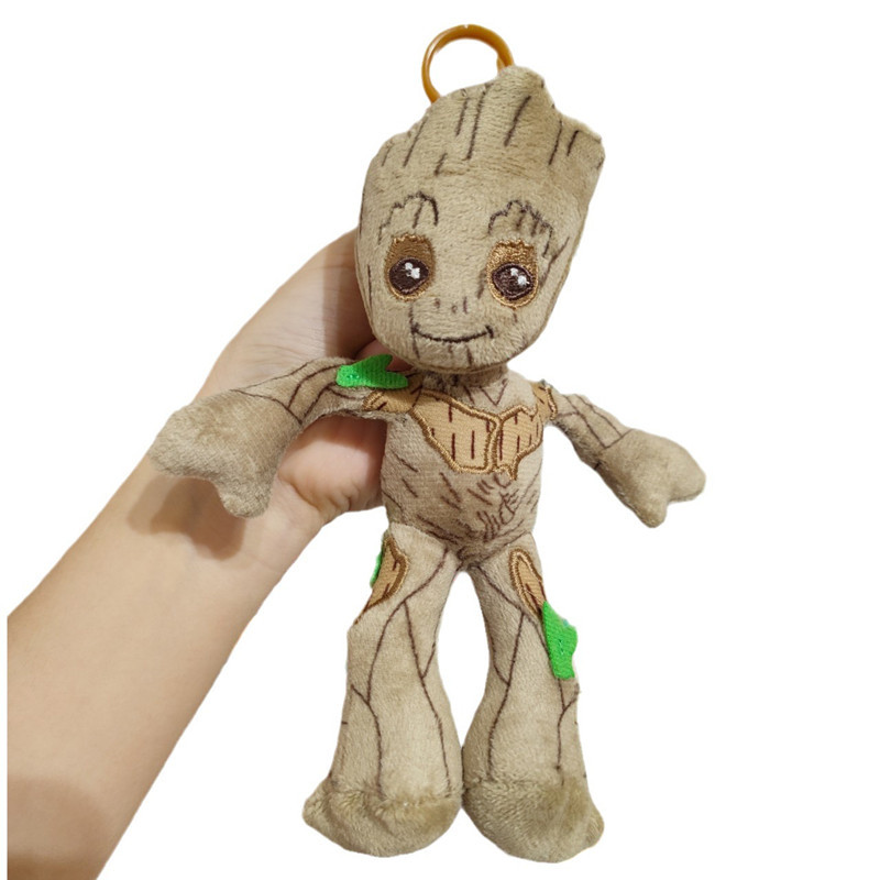 16cm Marvel Galaxy Guardians surrounding anime dolls small tree man plush toy puppet ornaments