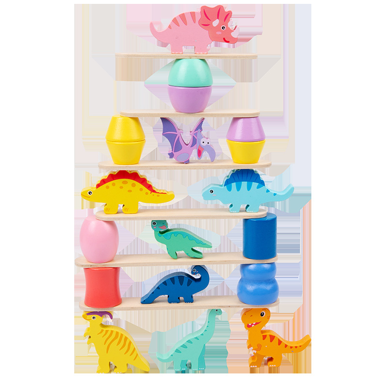 Dinosaur Stacking Blocks