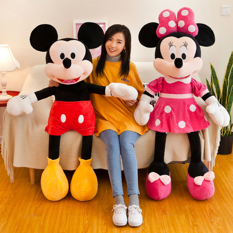 6 different sizes of couple Mickey Minnie dolls Mickey Mouse plush toys