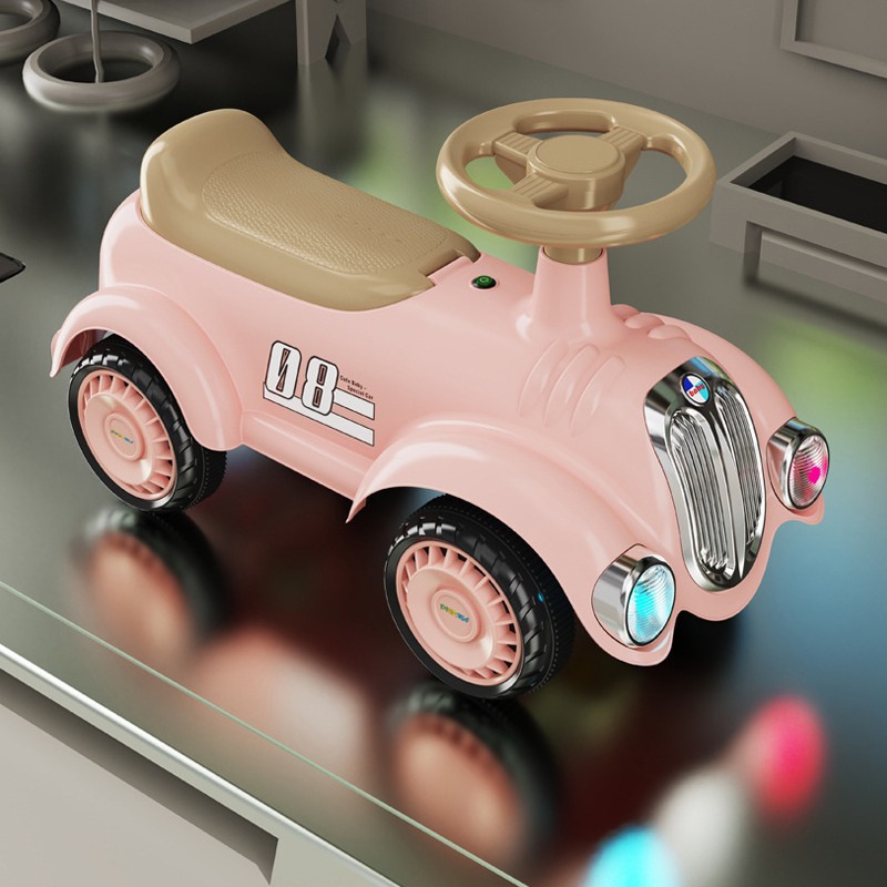 Best-selling children's scooter four-wheel balance car children's bicycle scooter children's four-wheel toy car with music and lights