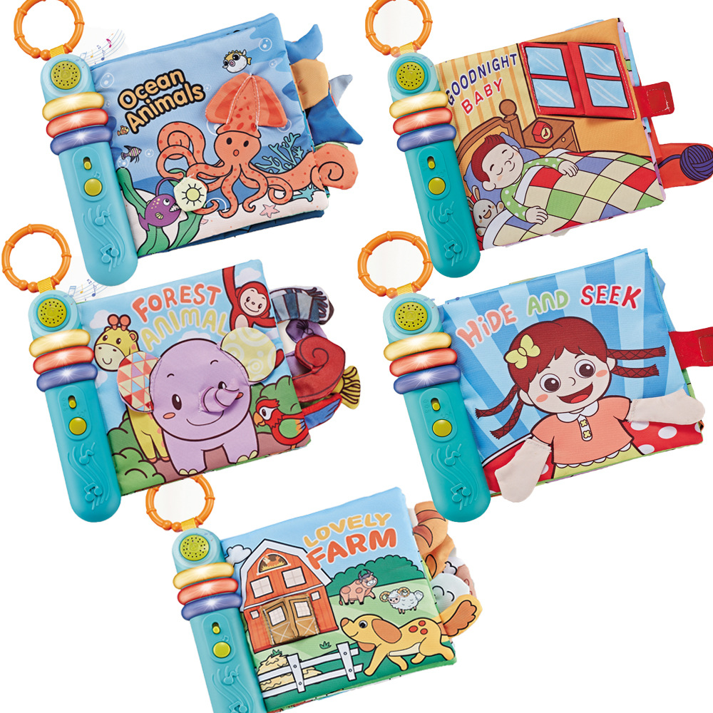 New cloth book gift box early childhood education baby toys can not be torn and chewed educational toys birthday gift