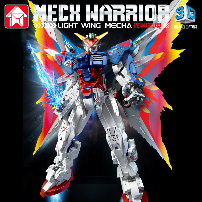 701pcs block Heresy Mech robot warrior model building block toy children toy mobile armor assembly building blocks