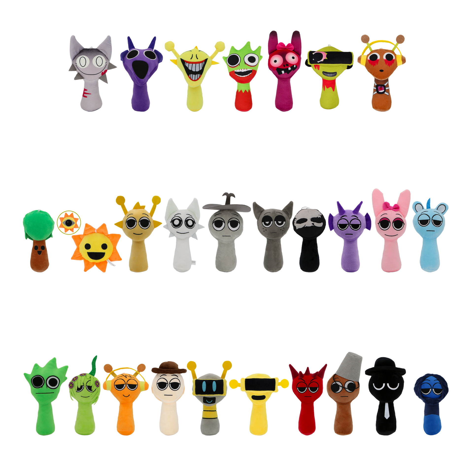 New Arrivals Sprunki Plush Rhythm Box Plush Toy Doll