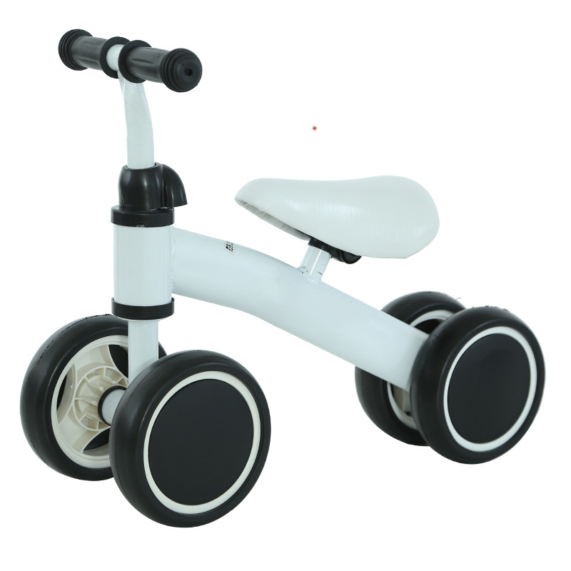 Four-wheeled balancing car for baby to walk