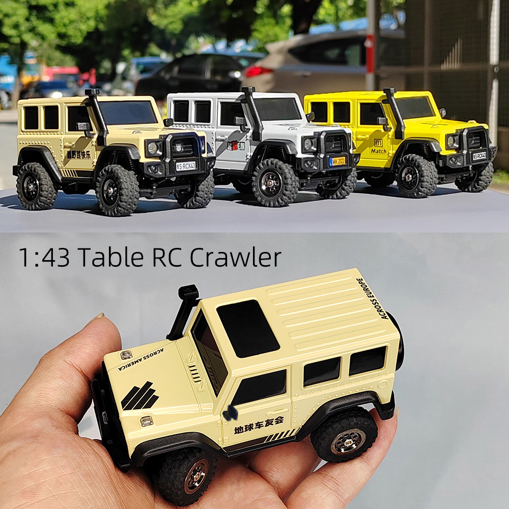 LDARC Radiant X43 Off-road 1/43 Mini Climbing Car 4WD Wrangler RC Remote Control Model Car