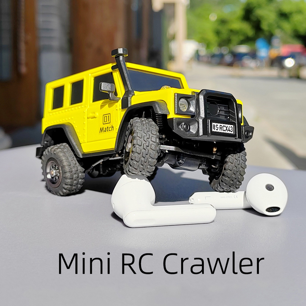 LDARC Radiant X43 Off-road 1/43 Mini Climbing Car 4WD Wrangler RC Remote Control Model Car