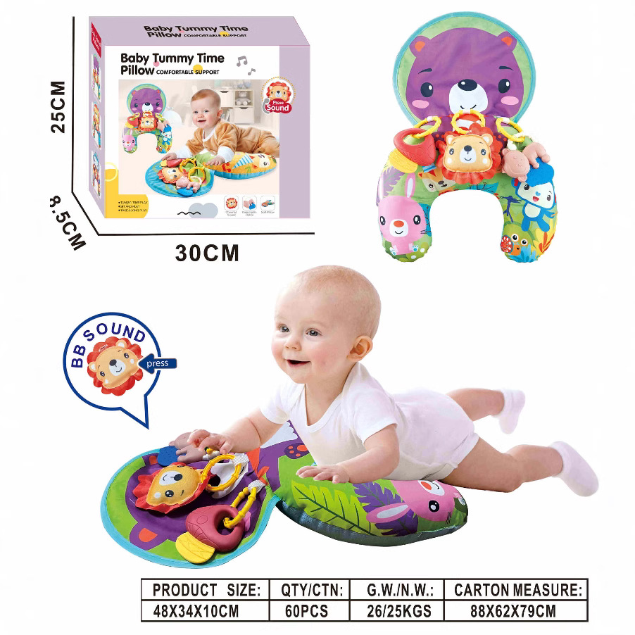 New baby pillow anti-spitup plopping pillow head up 2-in-1 plopping pillow crawling mat soothing pillow manufacturers wholesale