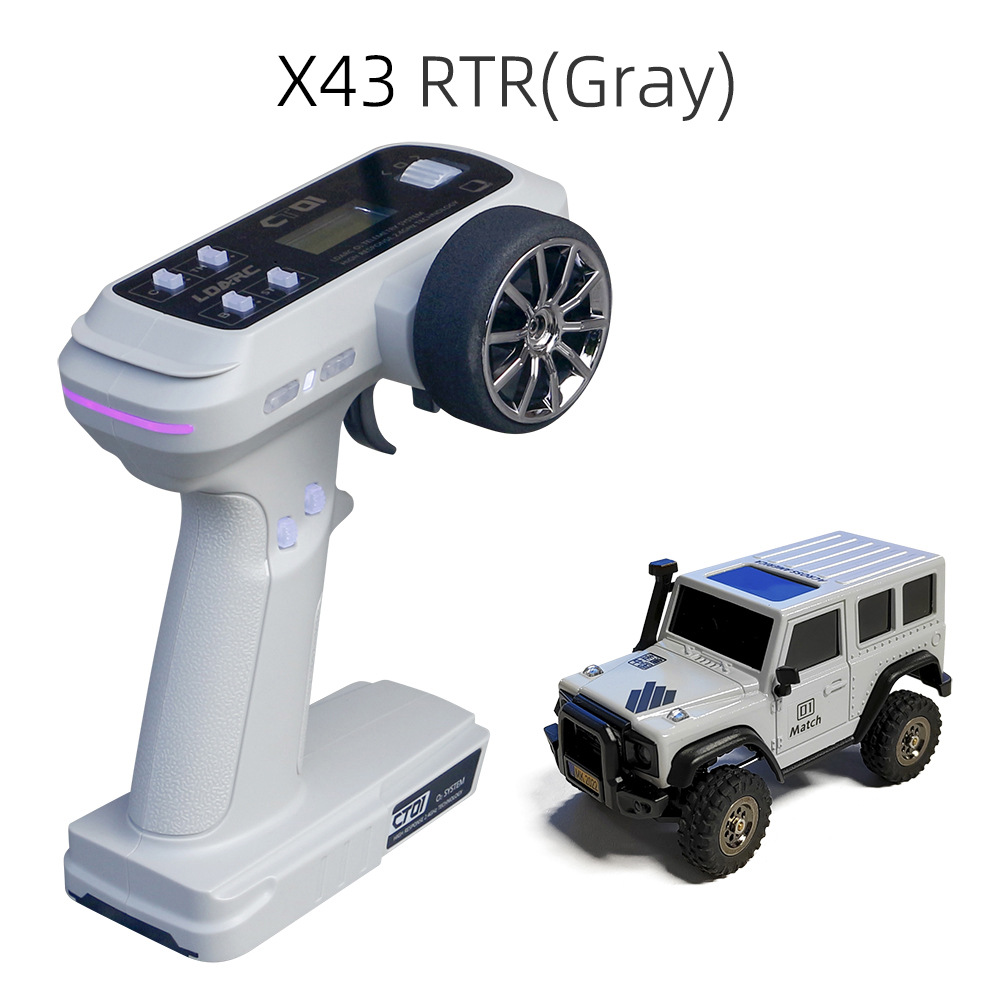 LDARC Radiant X43 Off-road 1/43 Mini Climbing Car 4WD Wrangler RC Remote Control Model Car