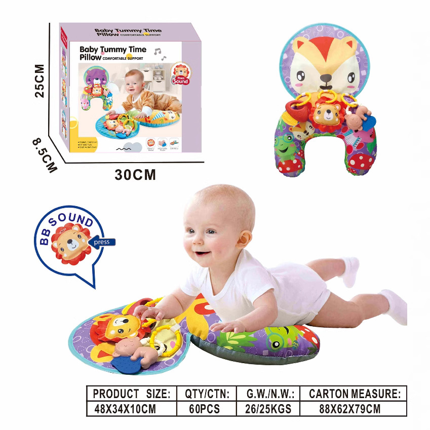 New baby pillow anti-spitup plopping pillow head up 2-in-1 plopping pillow crawling mat soothing pillow manufacturers wholesale