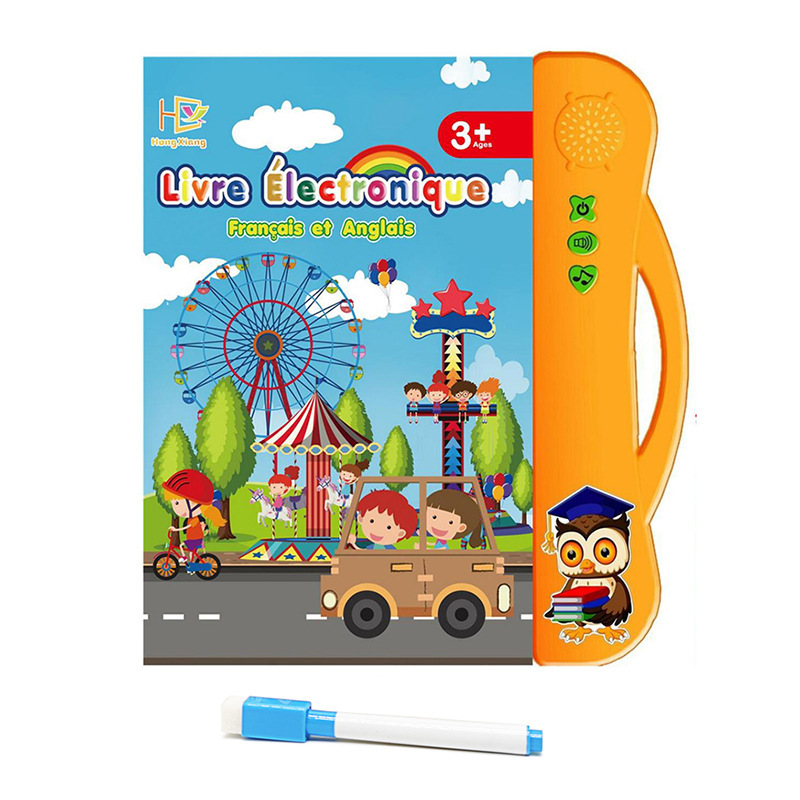 New French English finger-pointing reading children's smart learning toy voice calligraphy e-book