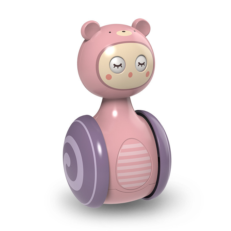 Export hot-selling tumbler sliding baby rattle