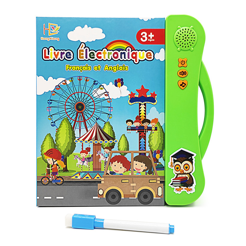 New French English finger-pointing reading children's smart learning toy voice calligraphy e-book
