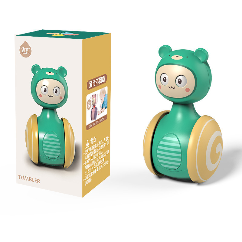 Export hot-selling tumbler sliding baby rattle