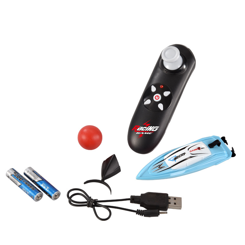 New remote control boat summer water stunts push ball competition high-speed remote control boat children's remote control toys