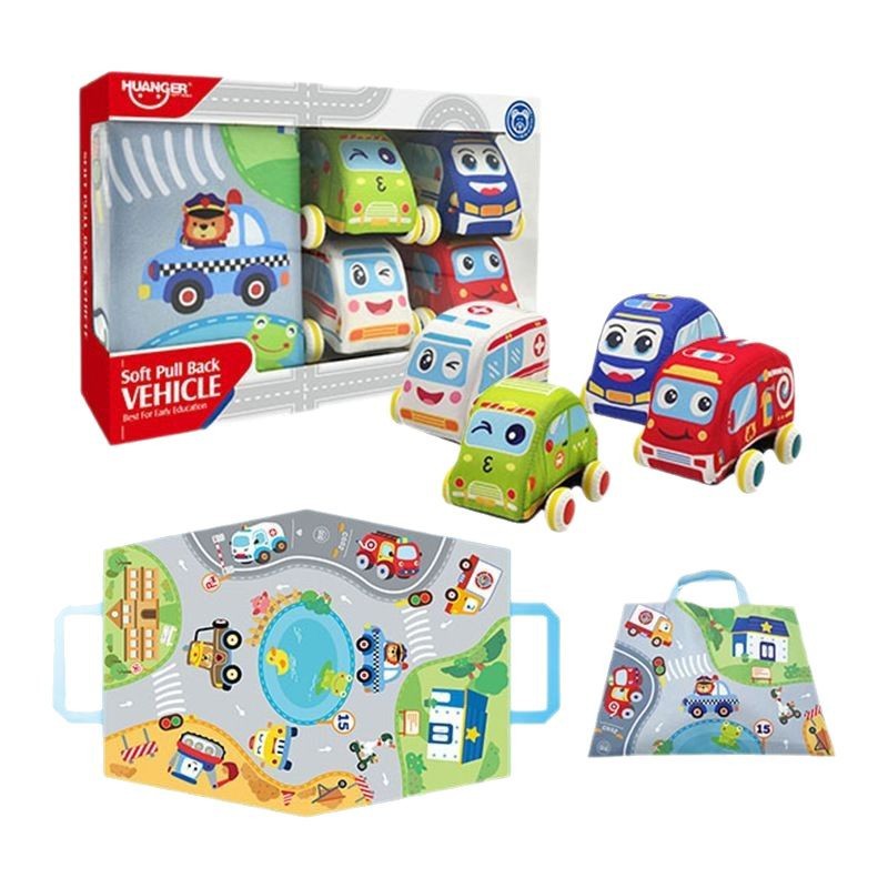 New Carpet Style Tote Bag Children's Early Education Play House Mini Baby Cartoon Cloth Car Storage Bag Gift