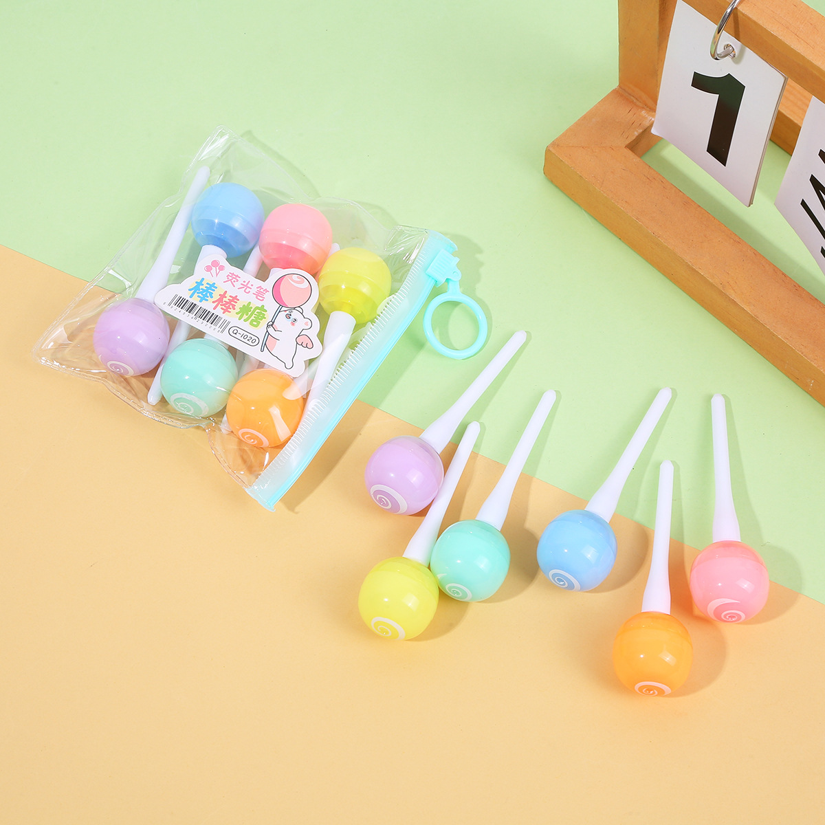 Super cute mini highlighter color student cartoon manual drawing marker pen stroke pen Manufacturer wholesale