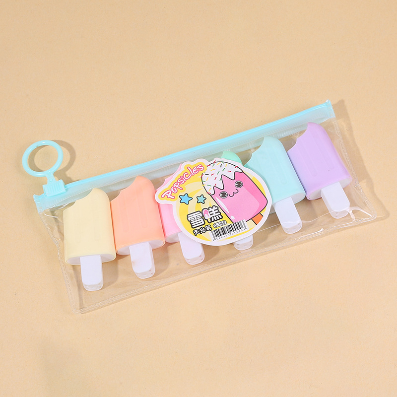 Super cute mini highlighter color student cartoon manual drawing marker pen stroke pen Manufacturer wholesale