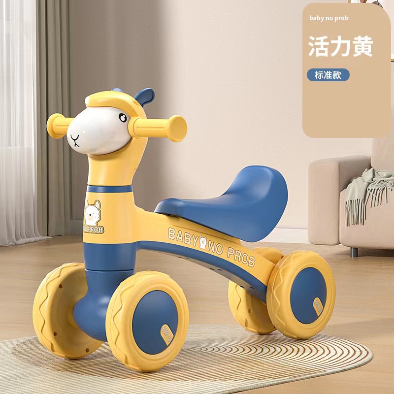 Children's yo-yo car with silent wheels and universal wheels for 1-6 years old, swing car, infant and toddler twisting car, scooter and balance car