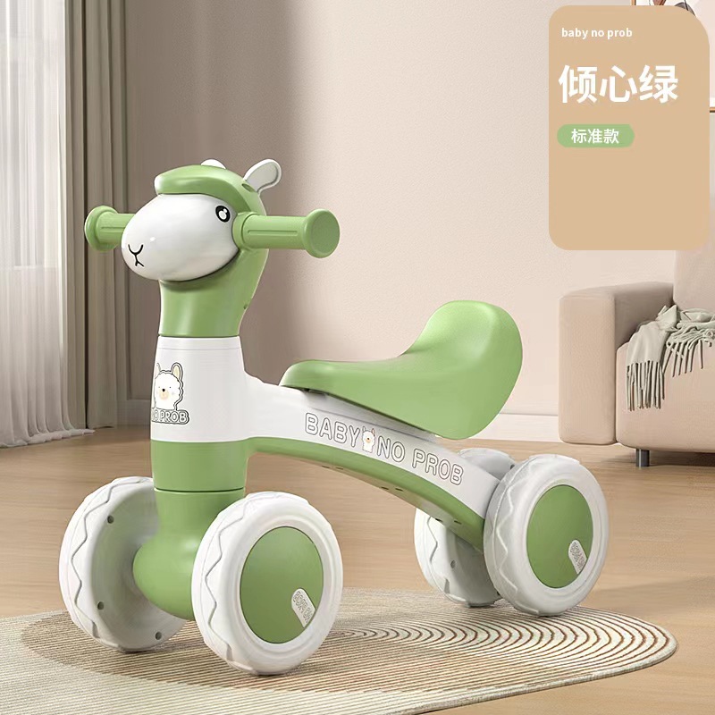 Children's yo-yo car with silent wheels and universal wheels for 1-6 years old, swing car, infant and toddler twisting car, scooter and balance car