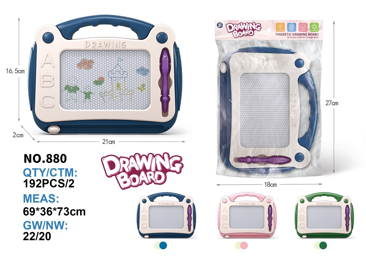 Children's drawing board magnetic writing board color kids toddler 1-3 years old 6 toys boys and girls baby graffiti board