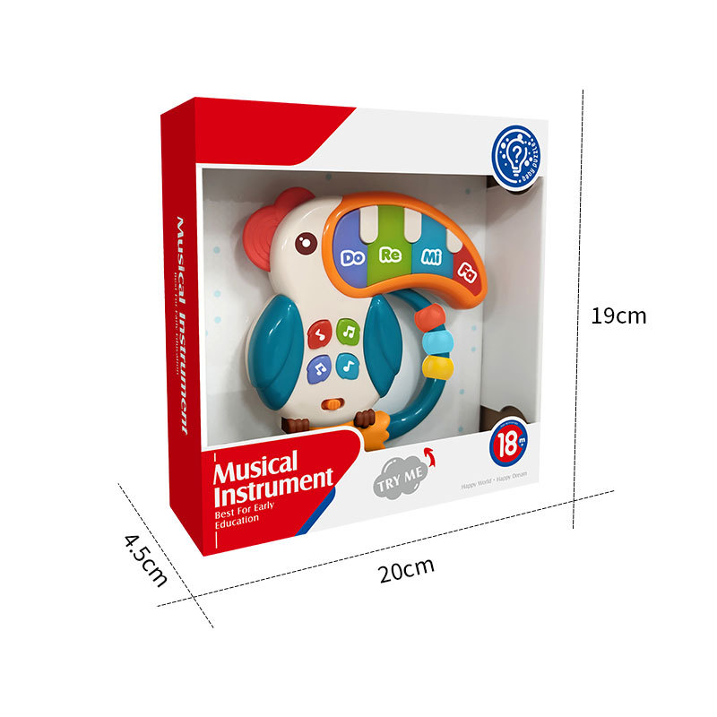 New electronic piano baby early education multifunctional fun enlightenment interactive luminous sound toy