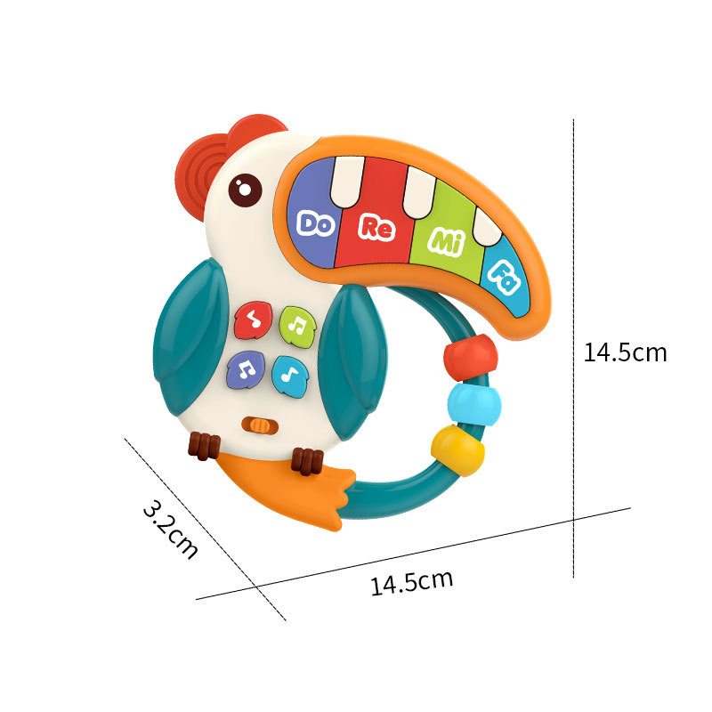 New electronic piano baby early education multifunctional fun enlightenment interactive luminous sound toy