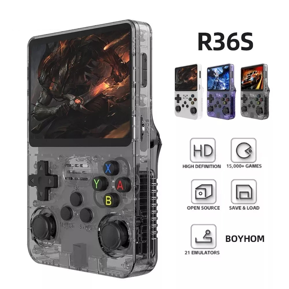 New R36s game console handheld portable arcade classic nostalgic retro game dual system handheld game console