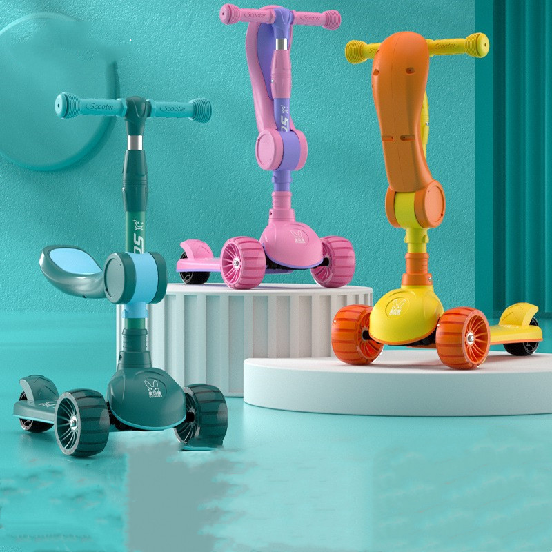 Best-selling brand scooter for children aged 1-12 years old, foldable pedal