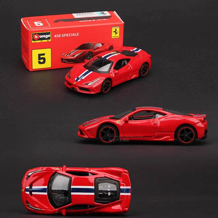 Bimeigao 1/64 Ferrari simulation toy alloy car model small scale car model SF90 S P1 LaFerrari