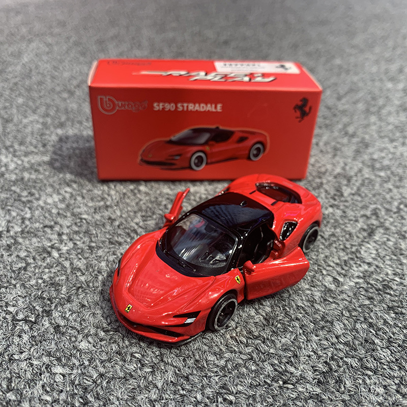 Bimeigao 1/64 Ferrari simulation toy alloy car model small scale car model SF90 S P1 LaFerrari